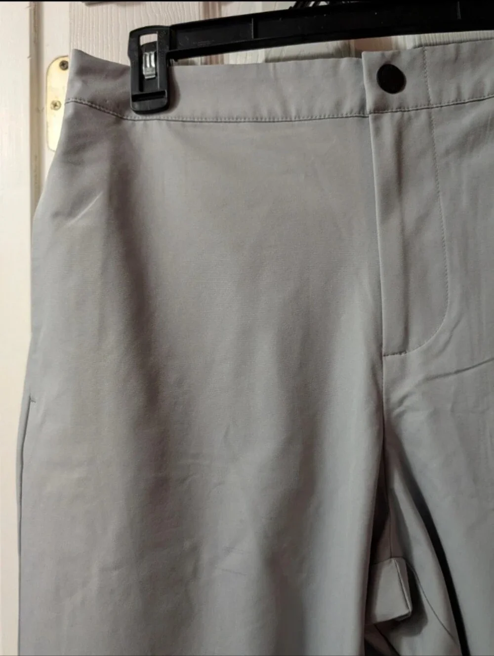 Banana Republic Mens Jogger Pants Gray Size 34 Stretch Chino Athletic Casual